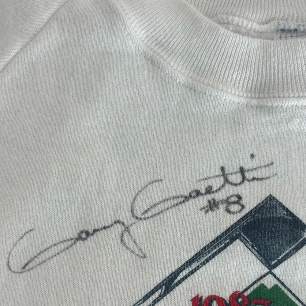 Vintage 1987 Minnesota Twins World Series Crewneck Sweatshirt Jerzees L Signed